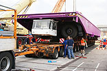 Modulartransporter nach Aken, Lastfahrtabmessungen 253 to