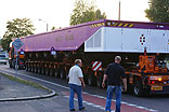 Modulartransporter nach Aken, Lastfahrtabmessungen 253 to